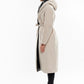 Long Woman Reversible  Winter Garment / Beige / Black