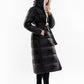 Long Woman Reversible  Winter Garment / Beige / Black
