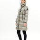 Woman Middle Long Jacket / Silver
