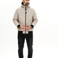 Man Hooded Short Jacket / Light Beige